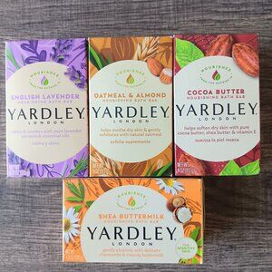Yardley 4 Bar Soap Assorted NEW